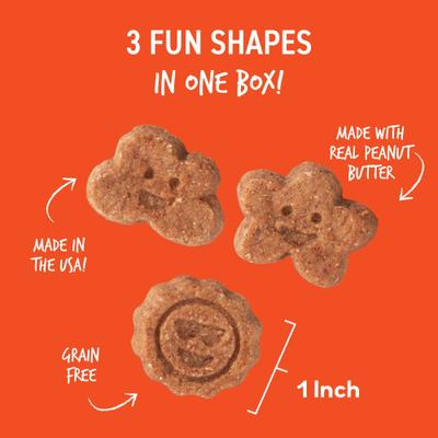 Show full view: Cloud Star Wag More Bark Less Peanut Butter & Apples Grain-Free Soft Chew Dog Treats, 20-oz bag slide 4 of 10