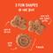 Show in main carousel: Cloud Star Wag More Bark Less Peanut Butter & Apples Grain-Free Soft Chew Dog Treats, 5-oz bag slide 4 of 11