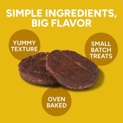 Show full view: Cloud Star Wag More Bark Less Sliders BBQ Chicken Recipe Grain-Free Soft & Chewy Dog Treats, 8-oz bag slide 4 of 9