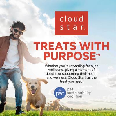 Show full view: Cloud Star Wag More Bark Less Sliders BBQ Chicken Recipe Grain-Free Soft & Chewy Dog Treats, 8-oz bag slide 9 of 9