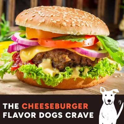 Show full view: Cloud Star Wag More Bark Less Sliders Beef Cheeseburger Recipe Grain-Free Soft & Chewy Dog Treats, 8-oz bag slide 5 of 8