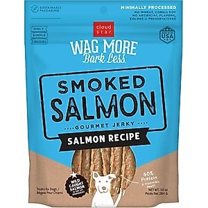 Cloud Star Wag More Bark Less Jerky Dog Treats Smoked Salmon Cloud Star Wag More Bark Less Jerky Dog Treats Smoked Salmon