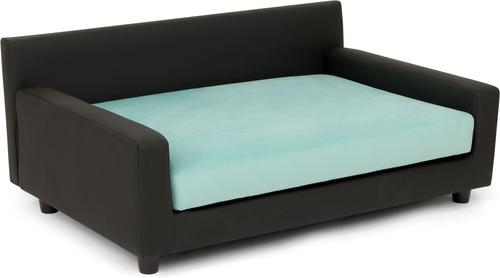 Show full view: Club Nine Pets Dream Haven Orthopedic Elevated Dog & Cat Sofa Bed with Removable Cover, Aqua, Medium slide 3 of 8