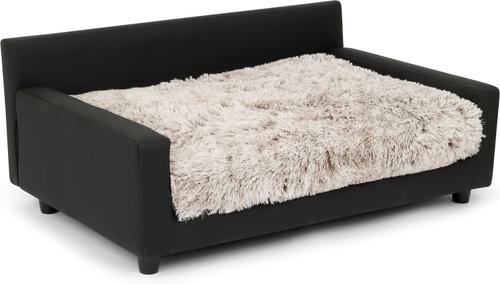 Show full view: Club Nine Pets Dream Haven Orthopedic Elevated Dog & Cat Sofa Bed with Removable Cover, Brown, Large slide 3 of 9