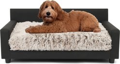 Club Nine Pets Dream Haven Orthopedic Elevated Dog & Cat Sofa Bed with Removable Cover, Brown, Medium