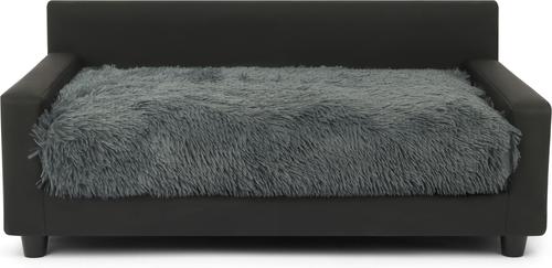 Show full view: Club Nine Pets Dream Haven Orthopedic Elevated Dog & Cat Sofa Bed with Removable Cover, Gray, Large slide 4 of 9