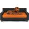 Show in main carousel: Club Nine Pets Dream Haven Orthopedic Elevated Dog & Cat Sofa Bed with Removable Cover, Rust, Large slide 1 of 7