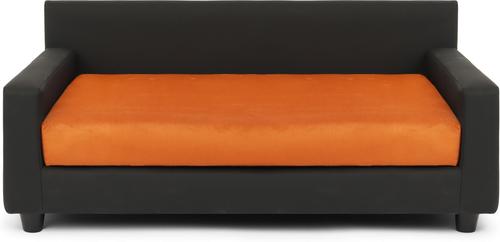 Show full view: Club Nine Pets Dream Haven Orthopedic Elevated Dog & Cat Sofa Bed with Removable Cover, Rust, Large slide 3 of 7