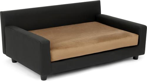 Show full view: Club Nine Pets Dream Haven Orthopedic Elevated Dog & Cat Sofa Bed with Removable Cover, Taupe, Medium slide 3 of 7