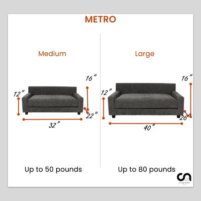 Show full view: Club Nine Pets Metro Orthopedic Cat & Dog Bed, Metal, Large slide 9 of 10