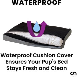 Club Nine Pets Metro Orthopedic Cat & Dog Bed, Oatmeal, Large