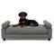 Show in main carousel: Club Nine Pets Serene Orthopedic Furniture Style Elevated Dog & Cat Sofa Bed with Removable Cover, Gray, Medium slide 2 of 7