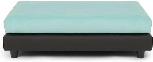 Show full view: Club Nine Pets Snooze Collection Orthopedic Elevated Dog & Cat Bed with Removable Cover, Aqua, Medium slide 2 of 6