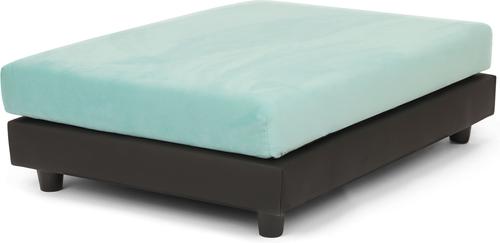 Show full view: Club Nine Pets Snooze Collection Orthopedic Elevated Dog & Cat Bed with Removable Cover, Aqua, Medium slide 3 of 6
