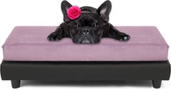 Club Nine Pets Snooze Collection Orthopedic Elevated Dog & Cat Bed with Removable Cover, Lilac, Medium