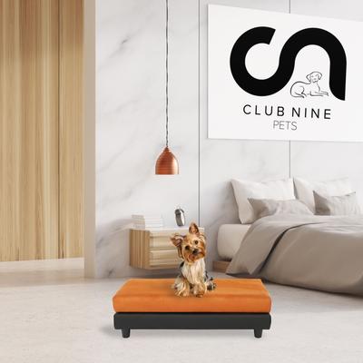 Show full view: Club Nine Pets Snooze Collection Orthopedic Elevated Dog & Cat Bed with Removable Cover, Rust, Medium slide 4 of 7