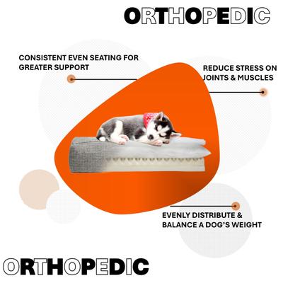 Show full view: Club Nine Pets Snooze Collection Orthopedic Elevated Dog & Cat Bed with Removable Cover, Rust, Medium slide 5 of 7