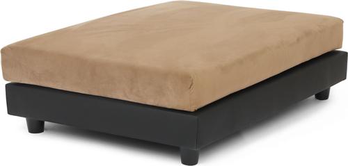 Show full view: Club Nine Pets Snooze Collection Orthopedic Elevated Dog & Cat Bed with Removable Cover, Taupe, Large slide 3 of 7