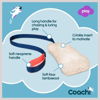 Show full view: Coachi Chase & Crinkle Dog Dummy, Navy slide 5 of 10