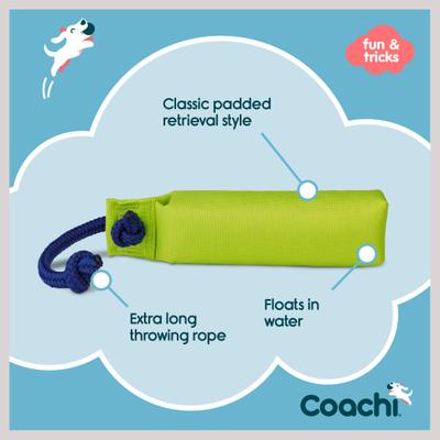 Show full view: Coachi Dummy Dog Training Dummy, Lime, Medium slide 4 of 8