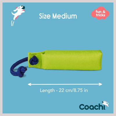 Show full view: Coachi Dummy Dog Training Dummy, Lime, Medium slide 5 of 8