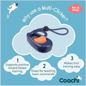 Coachi Multi-Clicker Dog Dummy, Navy