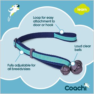Coachi Toilet Dog Training Bells, Navy