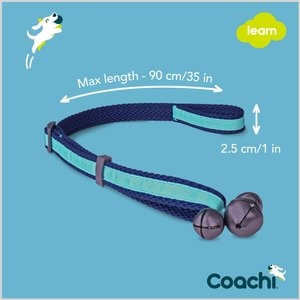 Coachi Toilet Dog Training Bells, Navy