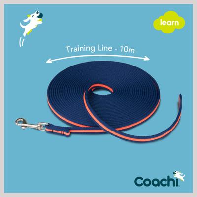 Show full view: Coachi Training Line Dog Leash, Navy & Coral slide 6 of 9
