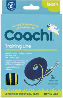Show full view: Coachi Training Line Dog Leash, Navy & Lime slide 3 of 9