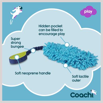 Show full view: Coachi Tuggi Hide Dog Dummy, Navy slide 5 of 10