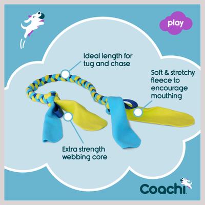 Show full view: Coachi Tuggi Tug Dog Dummy, Navy slide 5 of 10