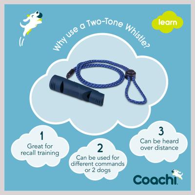 Show full view: Coachi Two-Tone Dog Whistle, Navy slide 4 of 10