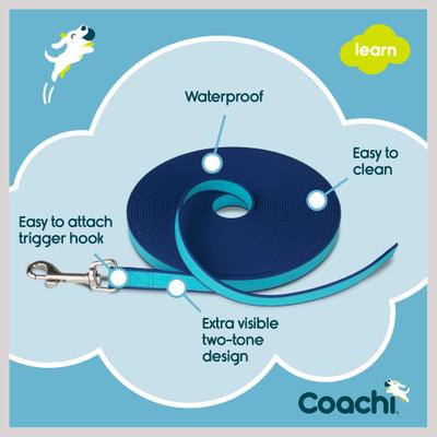 Show full view: Coachi Waterproof Training Line Dog Leash, Navy slide 6 of 10