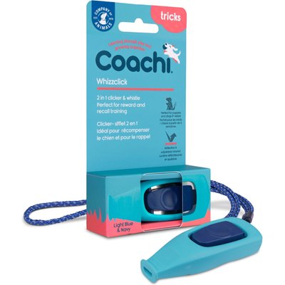 Coachi Coachi Whizzclick Dog Training Clicker, Light Blue