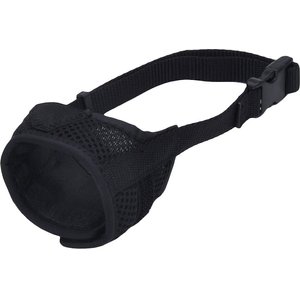 Coastal Pet Products Best Fit Adjustable Comfort Dog Muzzle, Black, Small