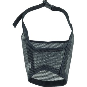Coastal Pet Products Best Fit Adjustable Mesh Dog Muzzle, Black, Size 7