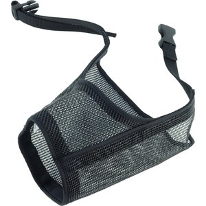 Coastal Pet Products Best Fit Adjustable Mesh Dog Muzzle, Black, Size 7