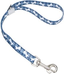 Coastal Pet Products Pet Attire Styles Adjustable Grooming Loop, Plaid Bones, 18-in
