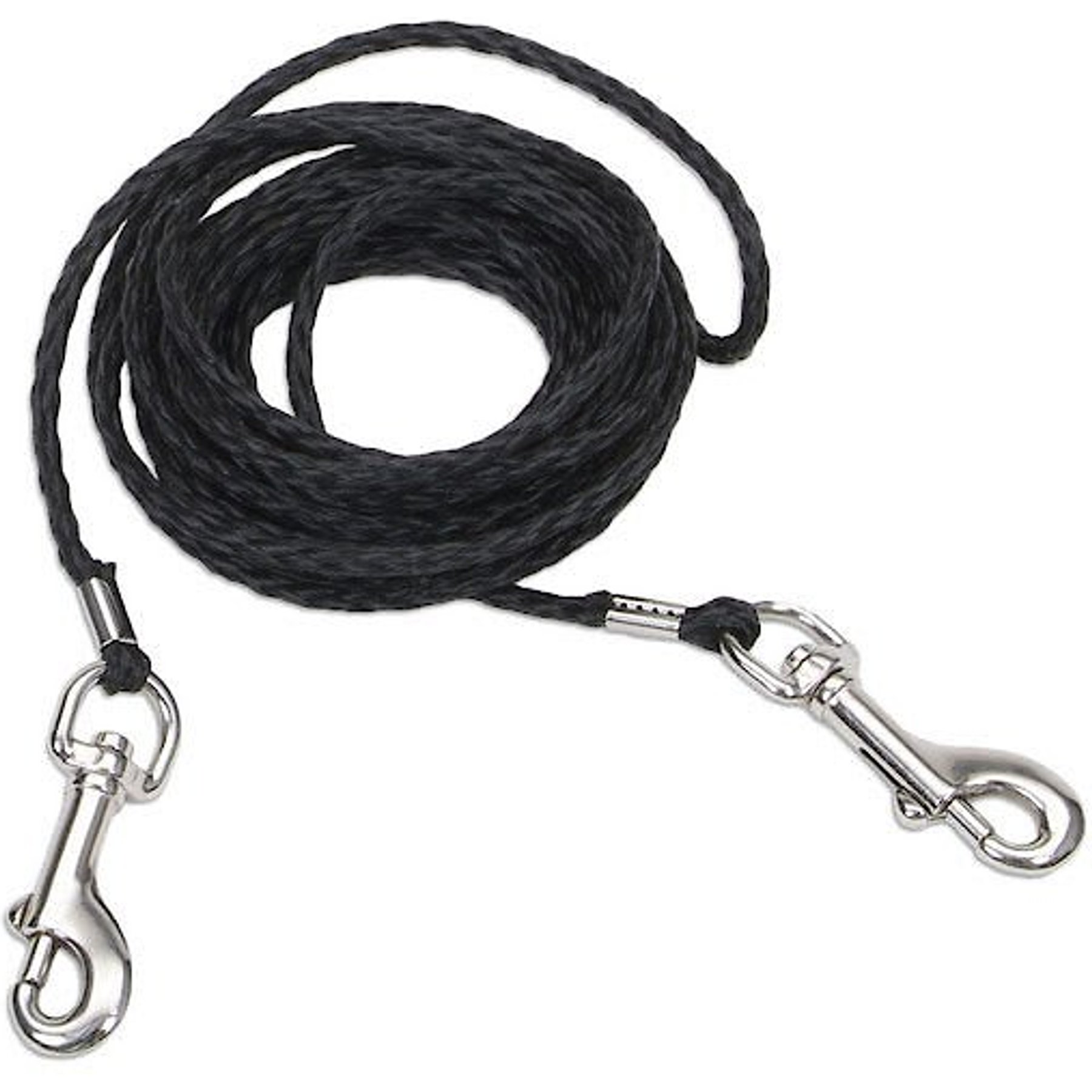 Coastal Pet Products Poly Cat Tie Out, Black, 10-ft
