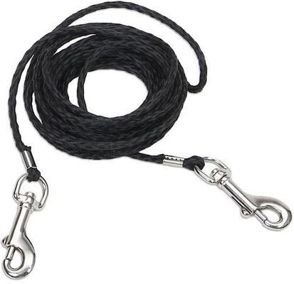Show full view: Coastal Pet Products Poly Cat Tie-Out, Black, 15-ft slide 1 of 2