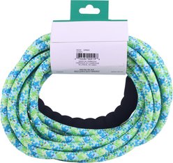 Coastal Rope Training Dog Leash, 20-ft long, 1/2-in wide, Green/Blue slide 2 of 6