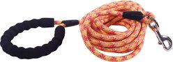 Coastal Rope Training Dog Leash, 20-ft long, 1/2-in wide, Red/ Yellow/Orange