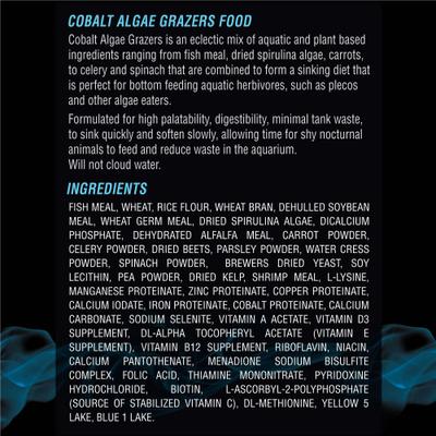 Show full view: Cobalt Aquatics Algae Grazers Fish Food, 16-oz bottle slide 3 of 8