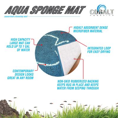 Show full view: Cobalt Aquatics Aqua Sponge Aquarium Cleaning Mat, X-Large slide 4 of 7