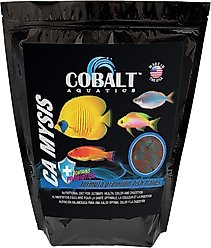 Cobalt Aquatics CA Mysis Flakes Fish Food, 2-lb bucket