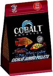 Cobalt Aquatics Cichlid Jumbo Pellet Fish Food, 8.9-oz pouch