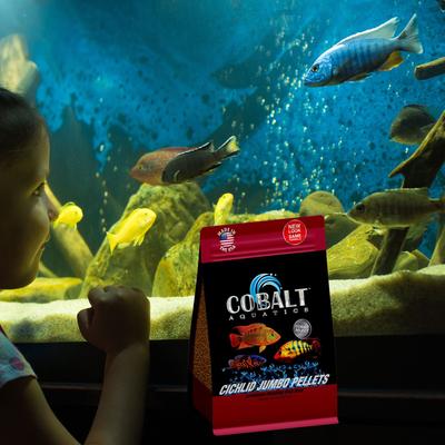 Show full view: Cobalt Aquatics Cichlid Jumbo Pellet Fish Food, 8.9-oz pouch slide 4 of 4