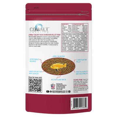 Show full view: Cobalt Aquatics Cichlid Medium Pellet Fish Food, 5.7-oz pouch slide 2 of 5