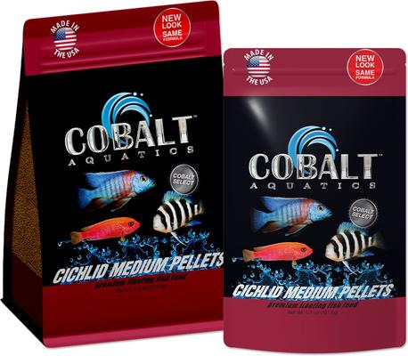 Show full view: Cobalt Aquatics Cichlid Medium Pellet Fish Food, 5.7-oz pouch slide 5 of 5